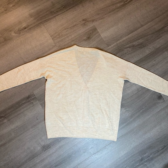 Madewell Wool Alpaca Blend Button Up Lightweight Cardigan Sweater - Picture 7 of 13